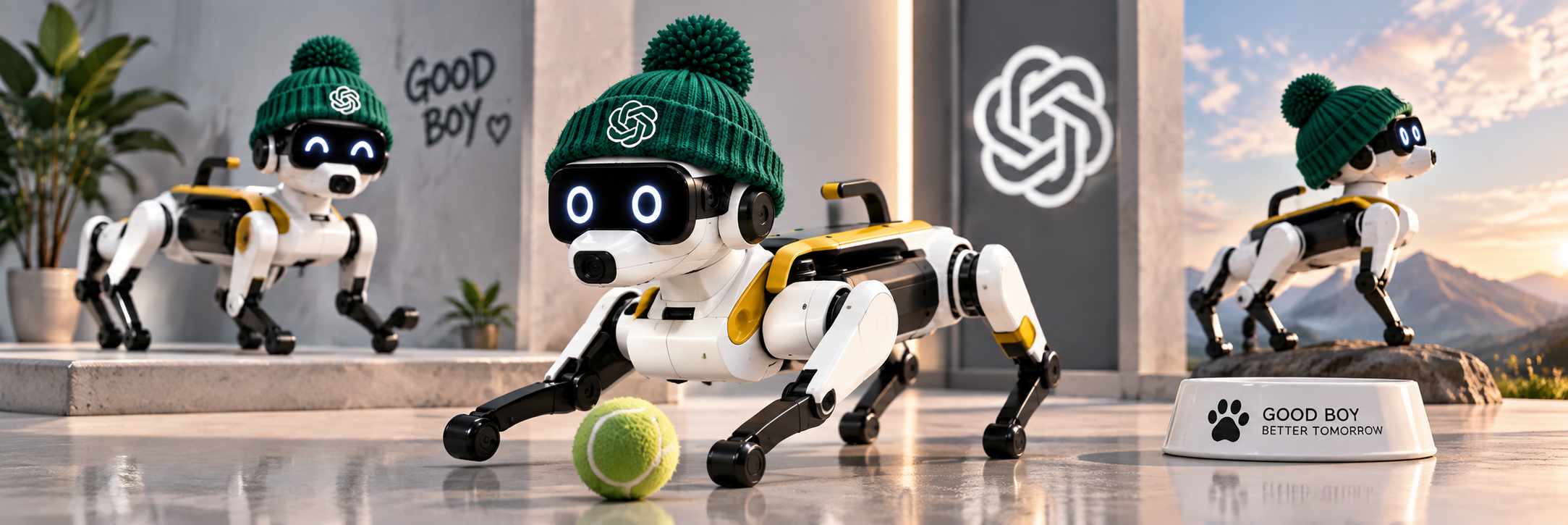 NAVIGPT robot dog banner
